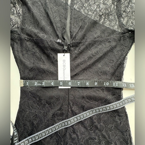 BCBGeneration Women's Shirred Body-con long sleeve Dress, Black, 0 NWT - Picture 9 of 12